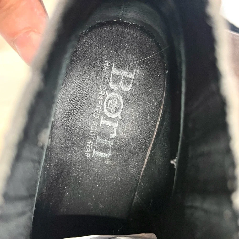 Born | Bebe Distressed Suede Ankle Boots Size 8.5 in Grey